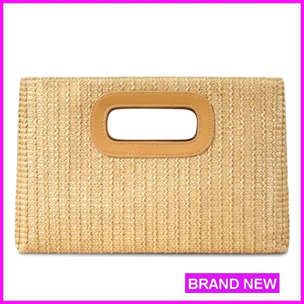 Top Handle Clutch Handbag Elegant Evening Purse with Gold Chain Adjustable Strap - Picture 2 of 8